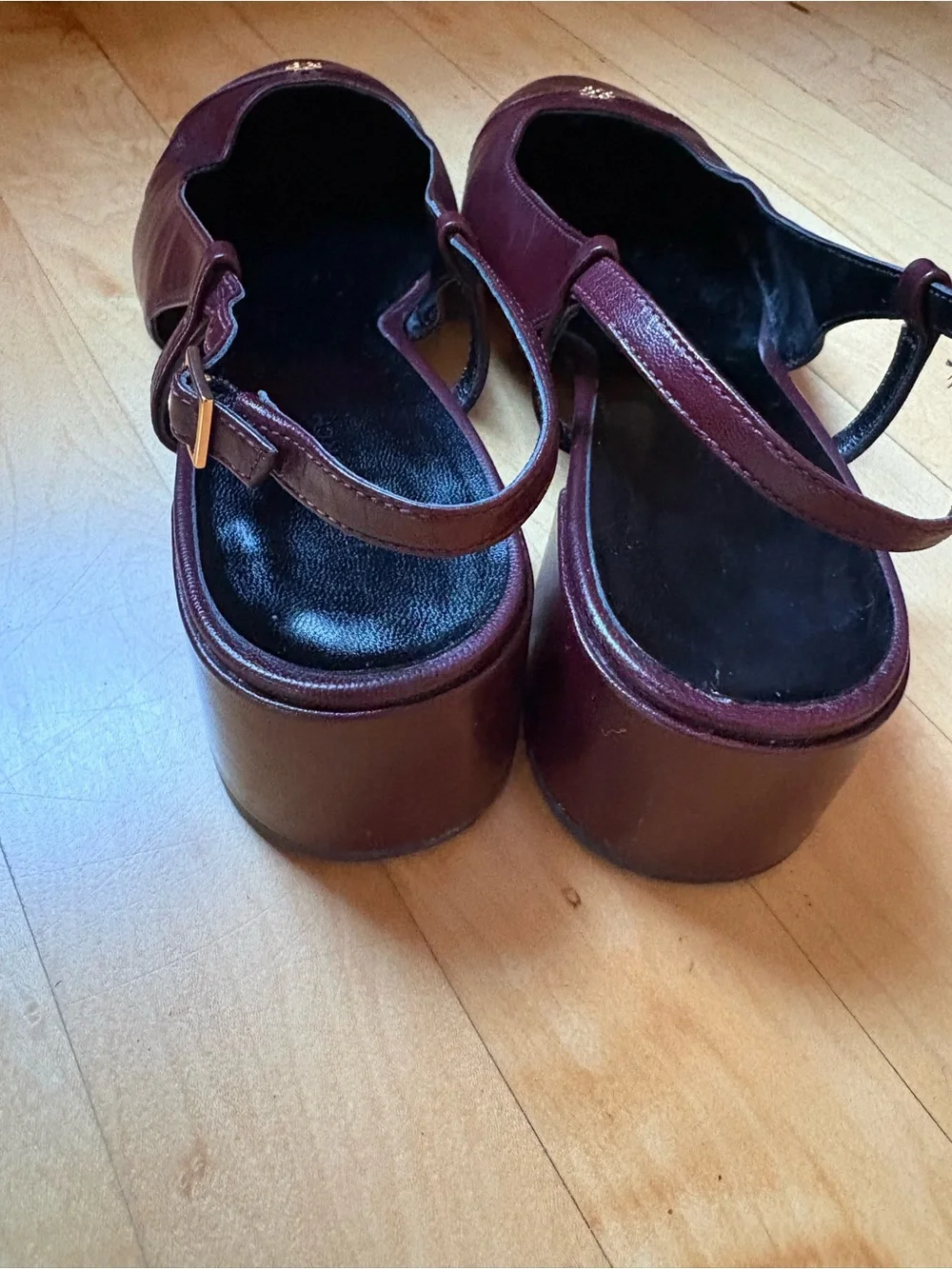 Tory Burch elegant burgundy
